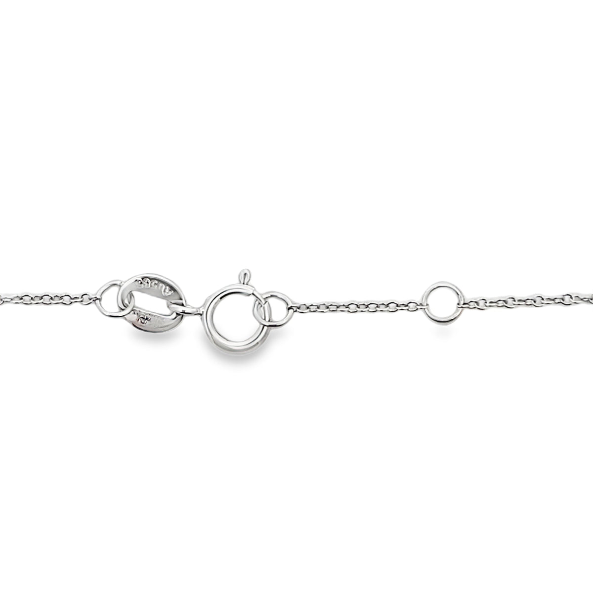 .17ct Ruby Diamond Bracelet 14KT White Gold