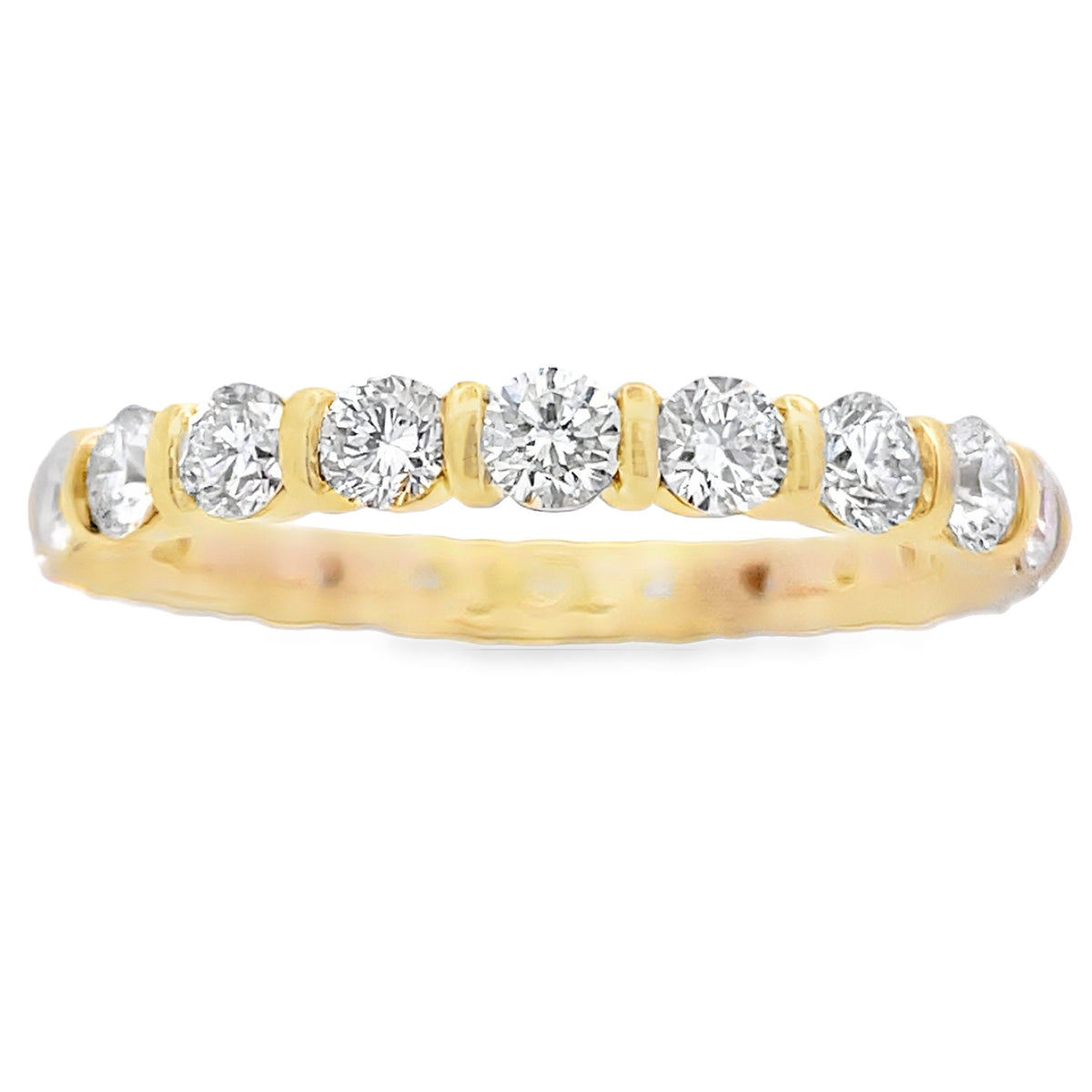 Lab Grown Diamond Wedding Band Ring 14KT Yellow Gold