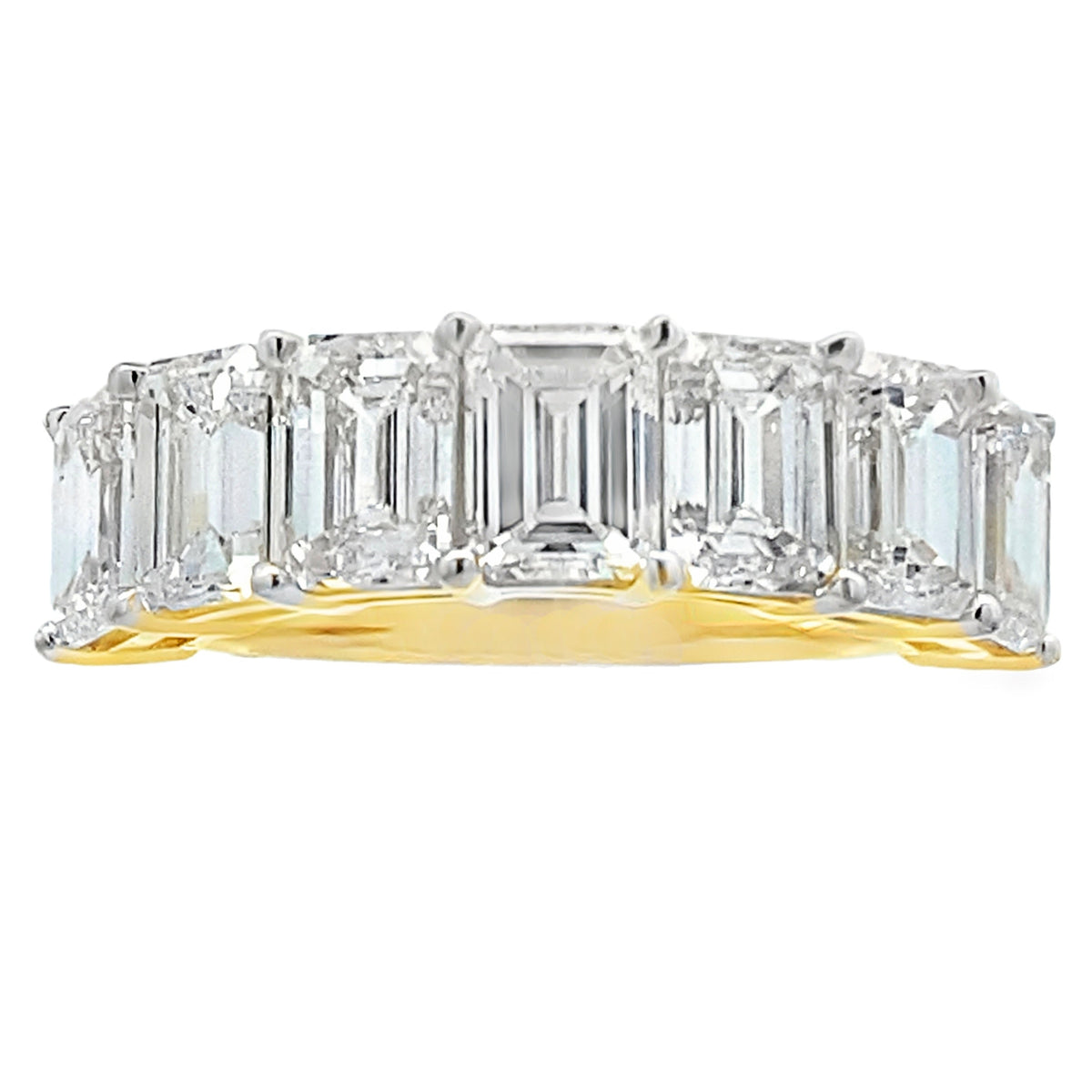 Lab Grown Diamond Fashion band rings 14KT Yellow Gold