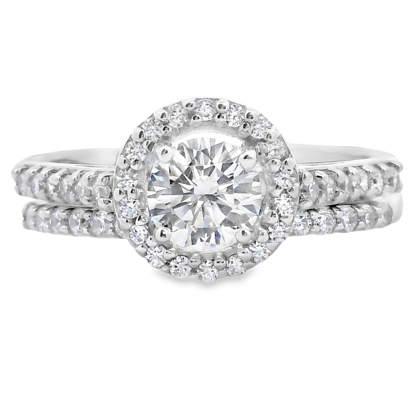 Cubic Zirconia CZ SS Bridal Sterling Silver
