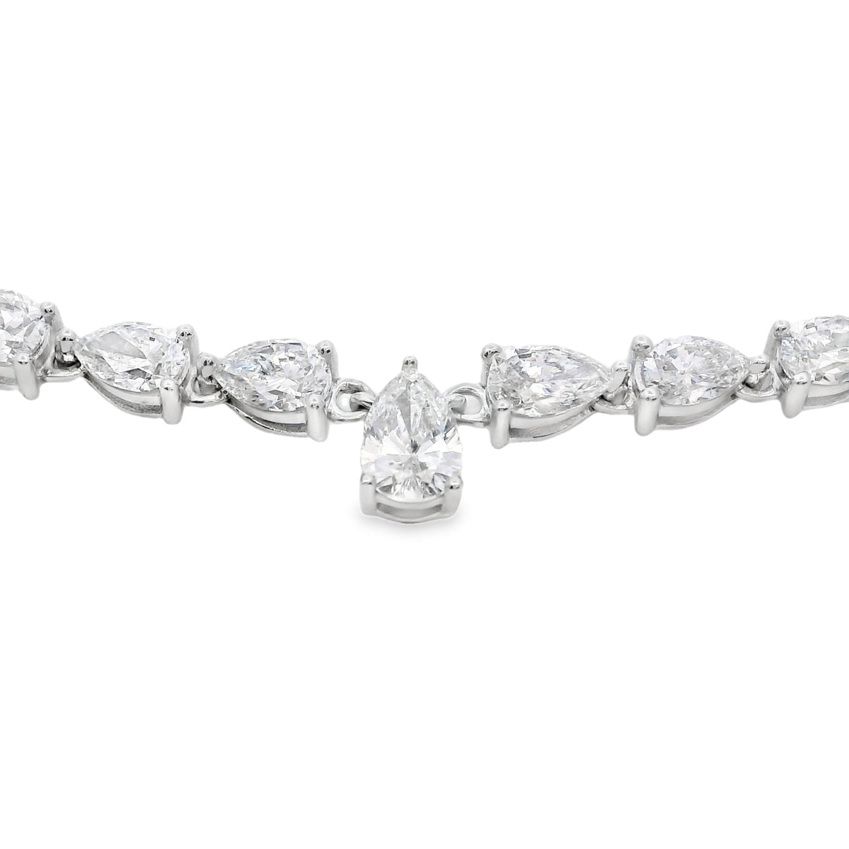 15.00ct Lab Grown Diamond Tennis 14KT White Gold