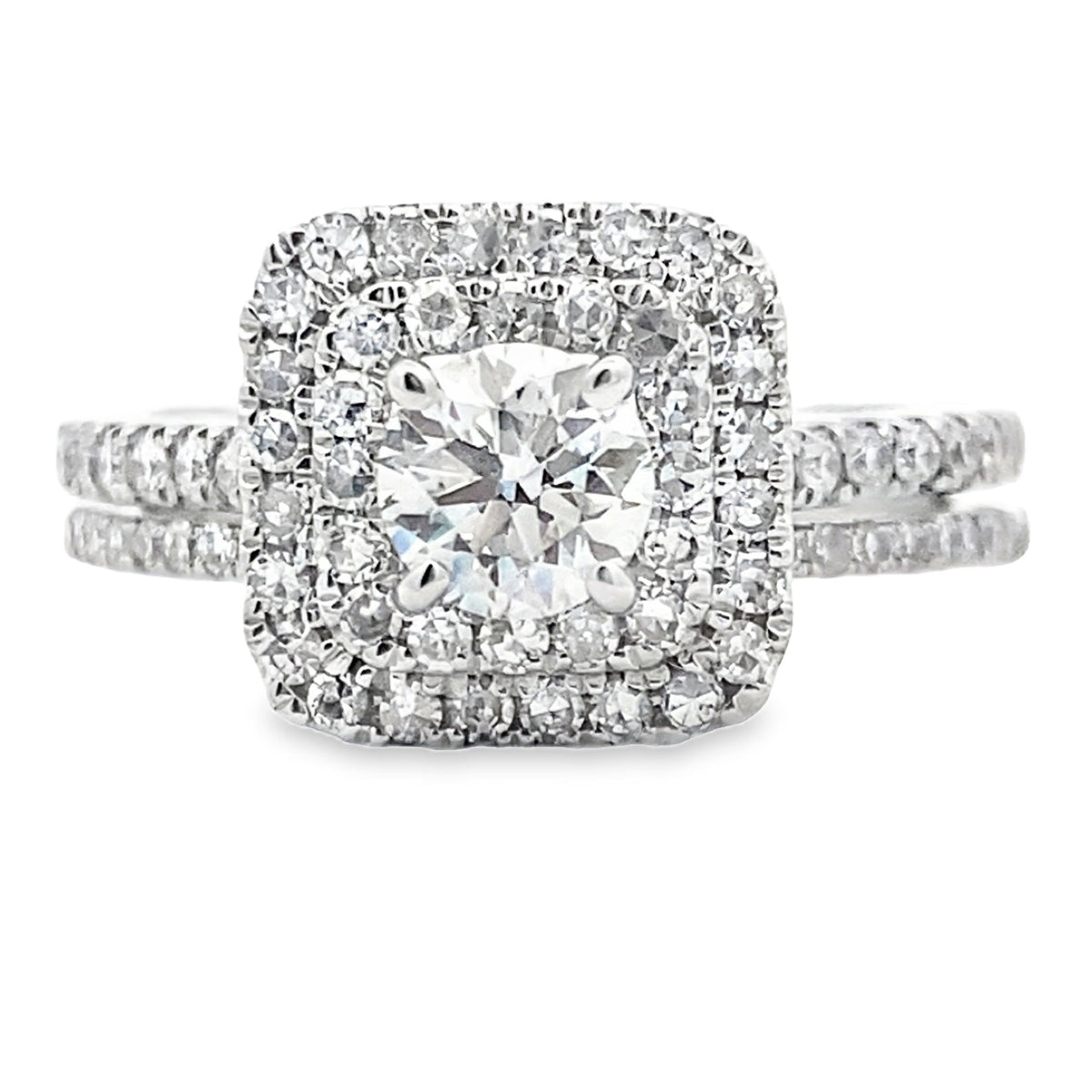 Lab Grown Diamond Fashion band rings 14KT White Gold