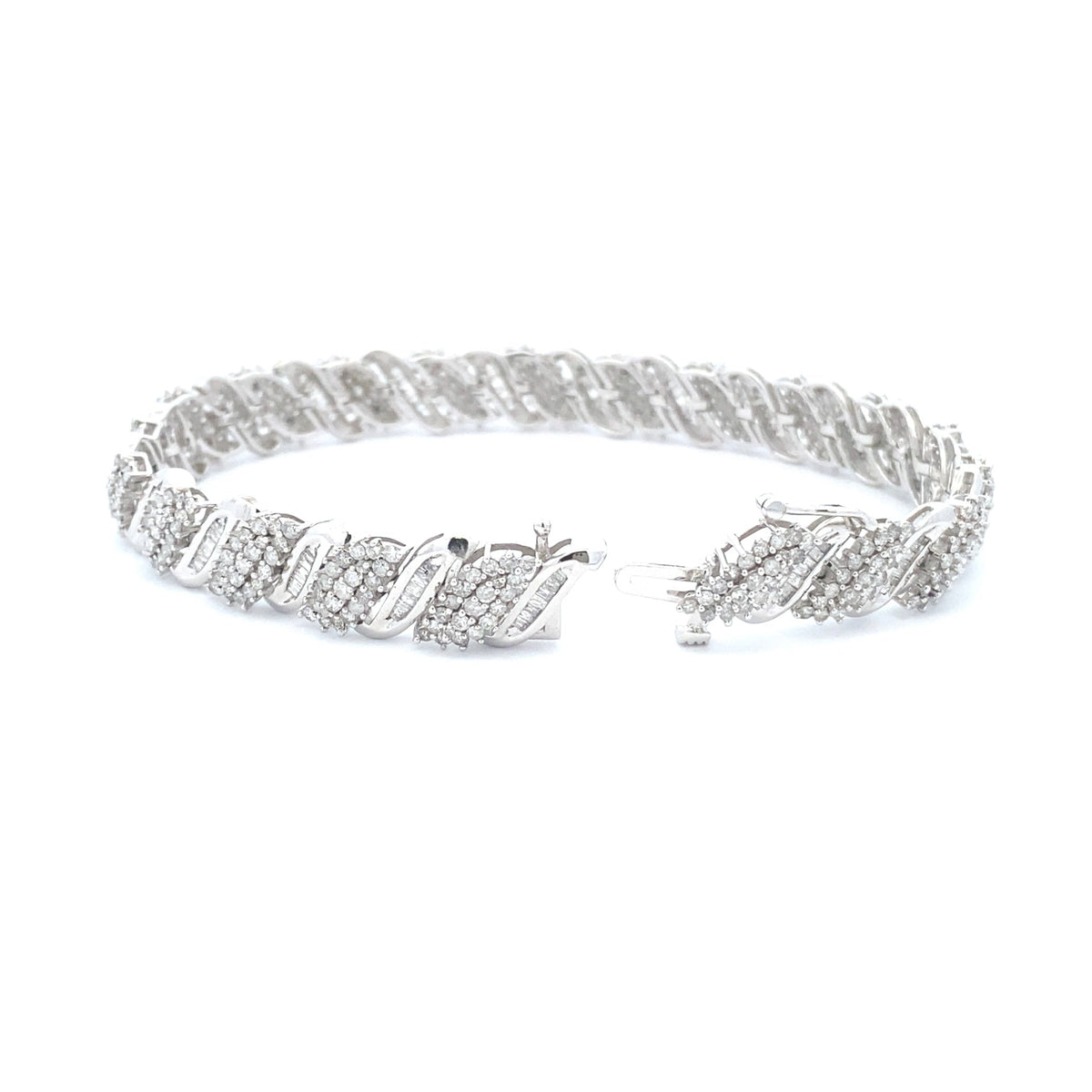 5.00ct Diamond Tennis Bracelet 10KT White Gold