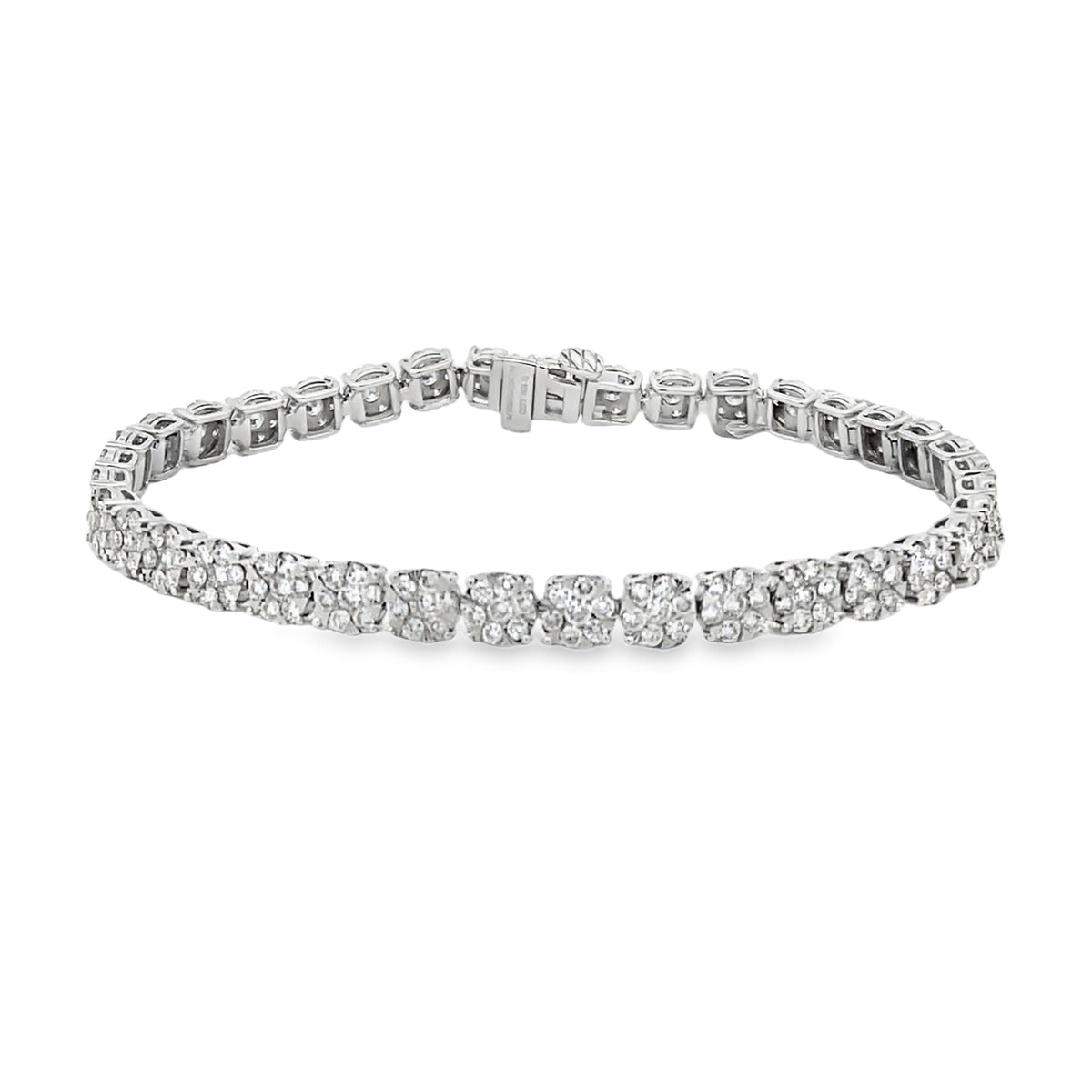 Lab Grown Diamond Tennis Bracelet 10KT White Gold