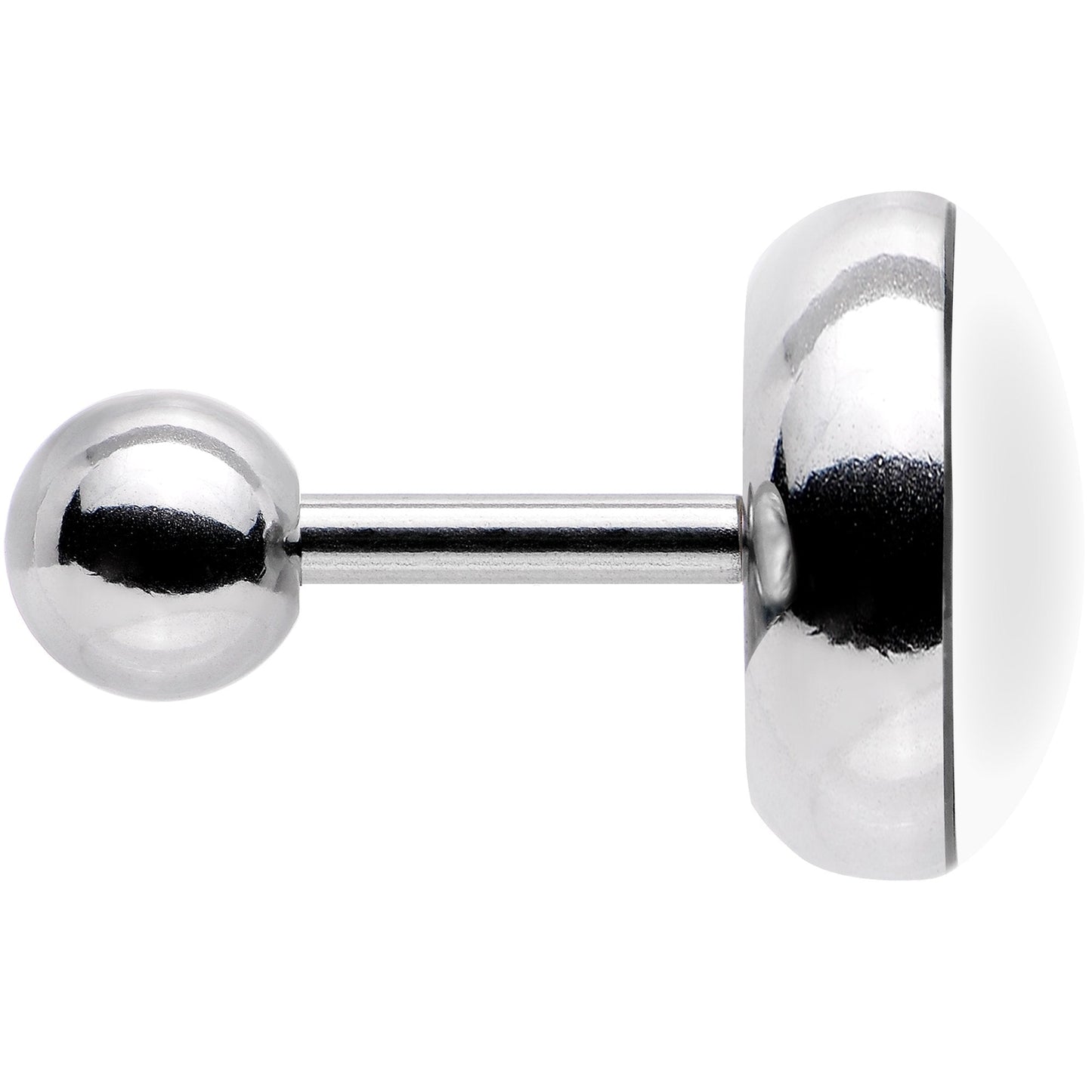 16G 1/4 Blue Black Skull Tragus Cartilage Earring