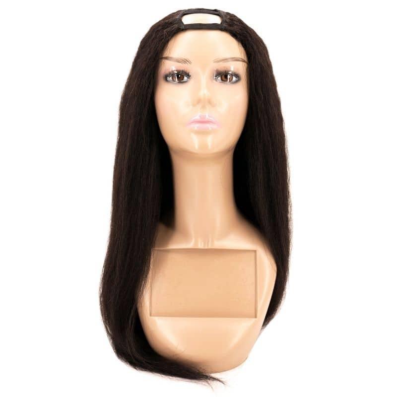 U-Part Quick & Easy Brazilian Kinky Straight U-Part Wig
