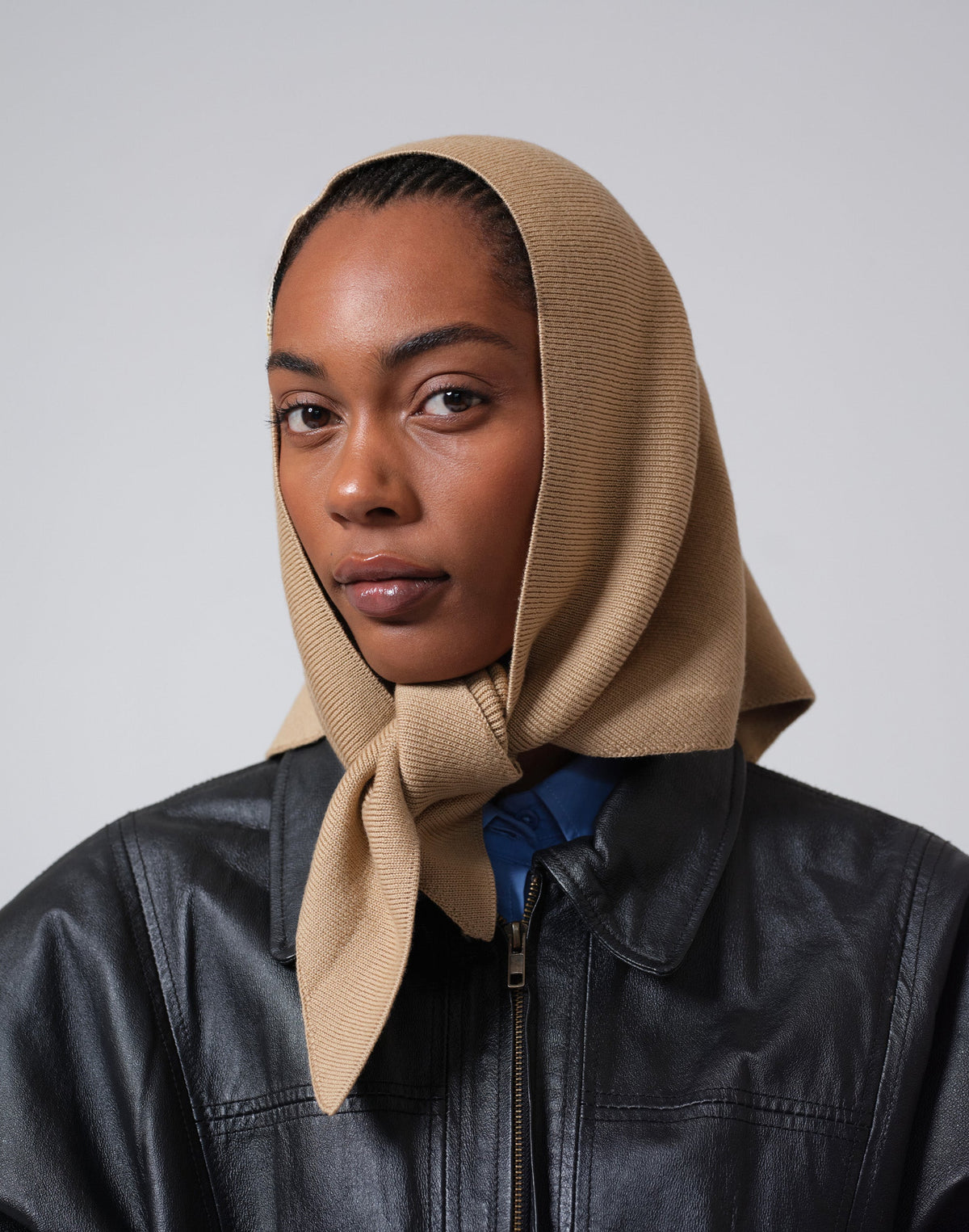 Merino Bandana Triangle Scarf