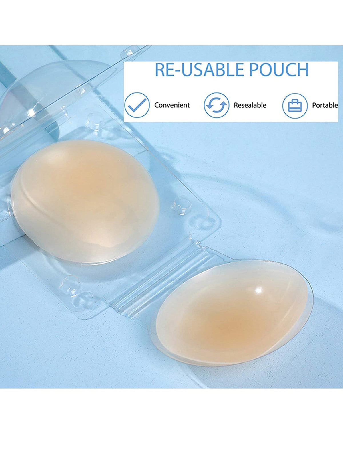 Miss Circle Nude No Adhesive Silicone Reusable Nipple Covers
