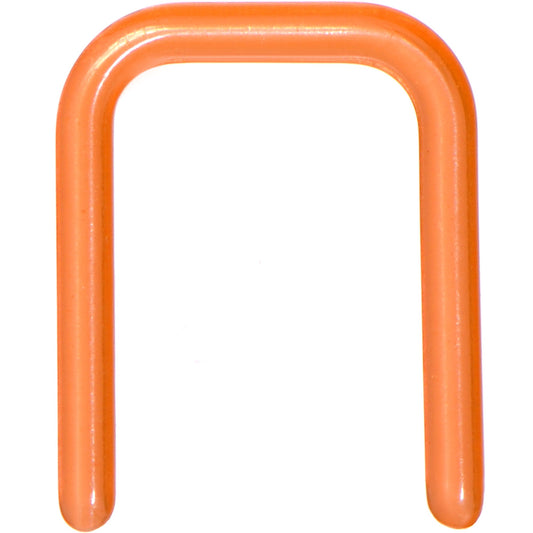 16G 7/16 Orange Flexible Bioplast Square Septum Retainer