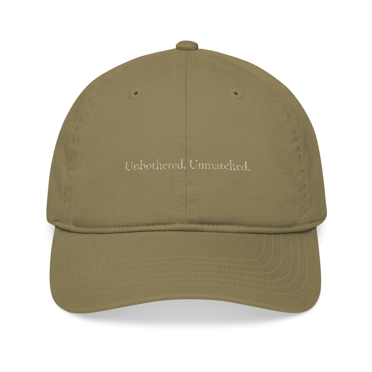 Organic Cotton  Embroidered Baseball Cap