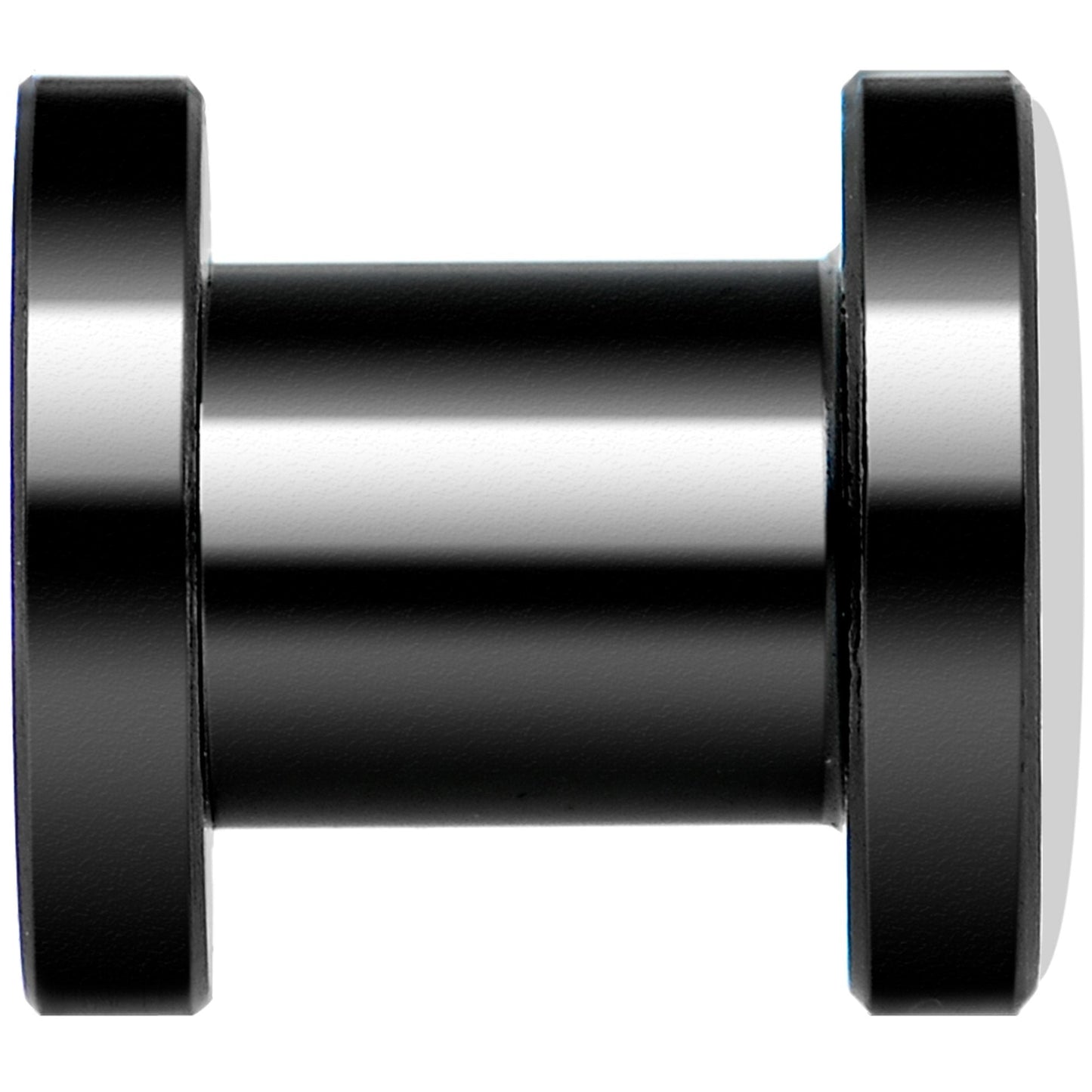 Full Color Owl Black Anodized Screw Fit Plug Set 2G