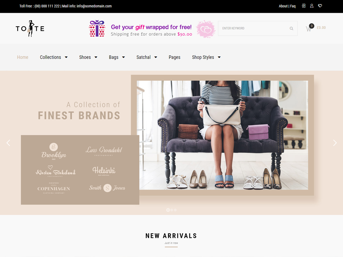 Shopify Theme - Tote, Bag, Shoes