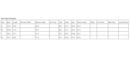 Autumn women's printed pants V-neck long-sleeved two-piece set