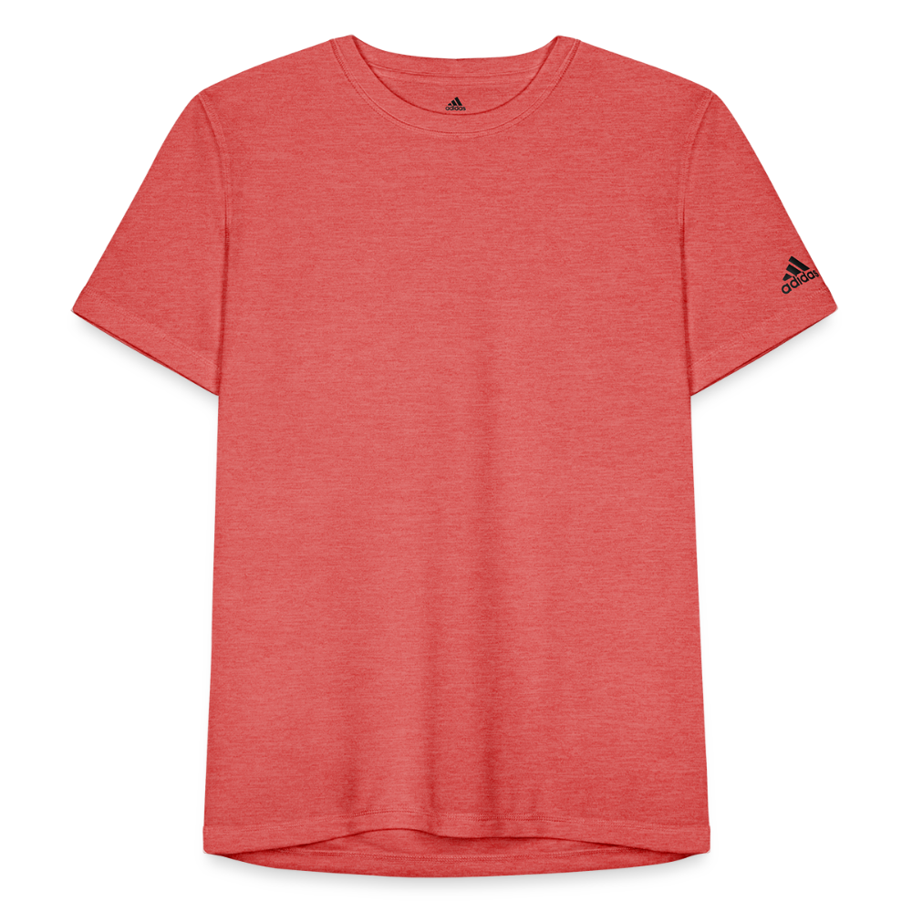 Adidas Men's Recycled Performance T-Shirt - mid heather red