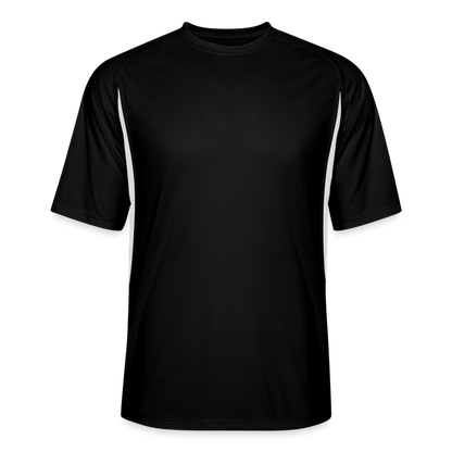 Men’s Cooling Performance Color Blocked Jersey - black/white