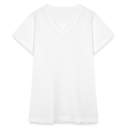 Women's V-Neck T-Shirt - white