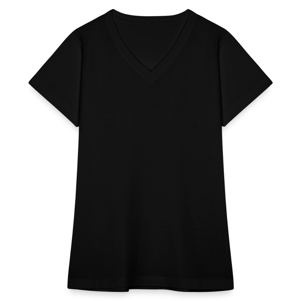 Women's V-Neck T-Shirt - black