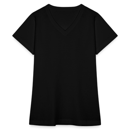 Women's V-Neck T-Shirt - black