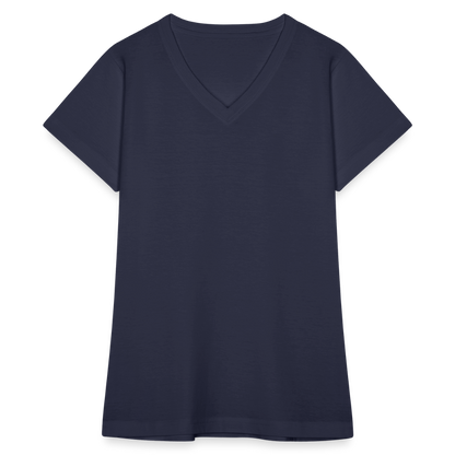 Women's V-Neck T-Shirt - navy