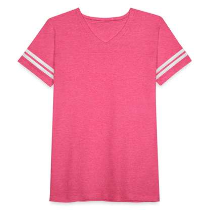 Women’s Vintage Sport T-Shirt - vintage pink/white