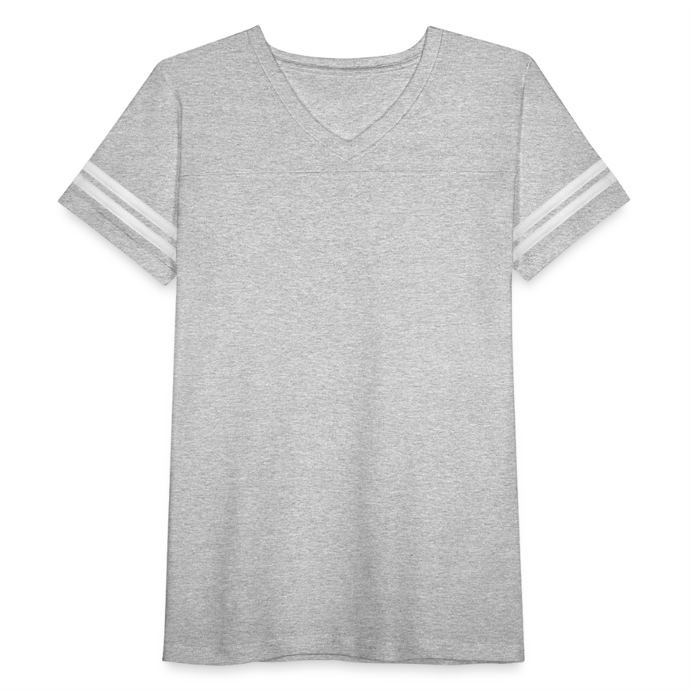 Women’s Vintage Sport T-Shirt - heather gray/white