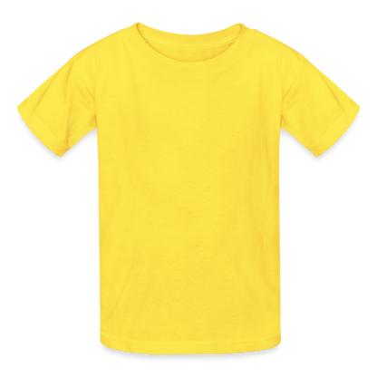 Hanes Youth Tagless T-Shirt - yellow