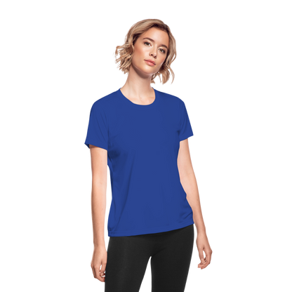 Women's Moisture Wicking Performance T-Shirt - royal blue