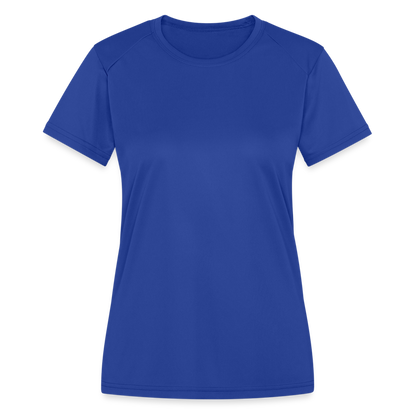 Women's Moisture Wicking Performance T-Shirt - royal blue