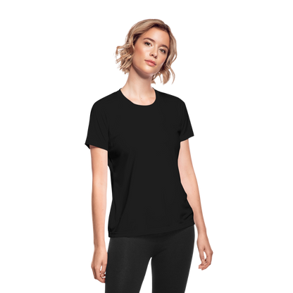 Women's Moisture Wicking Performance T-Shirt - black