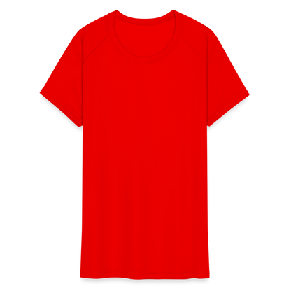 Women's Moisture Wicking Performance T-Shirt - red