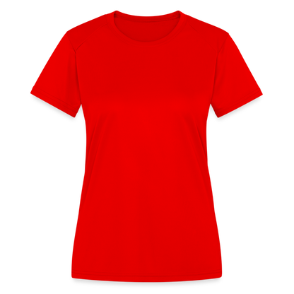 Women's Moisture Wicking Performance T-Shirt - red