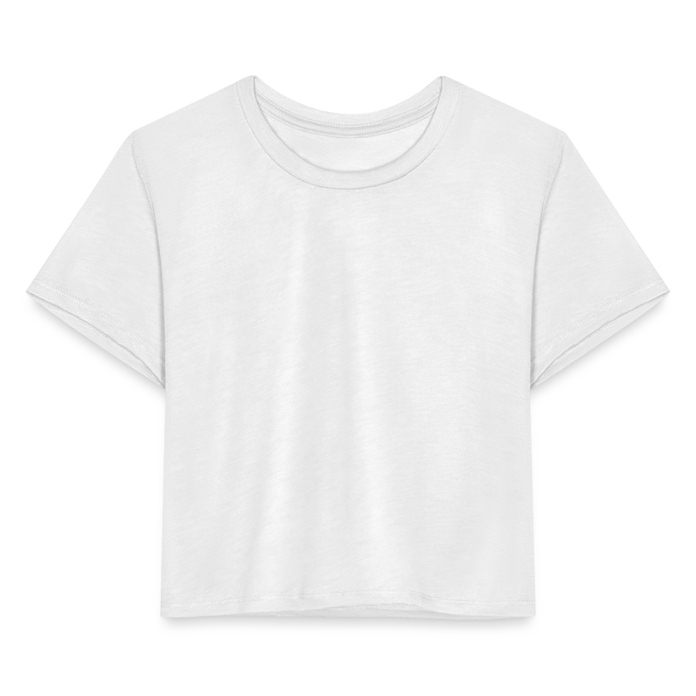 Women's Cropped T-Shirt - white