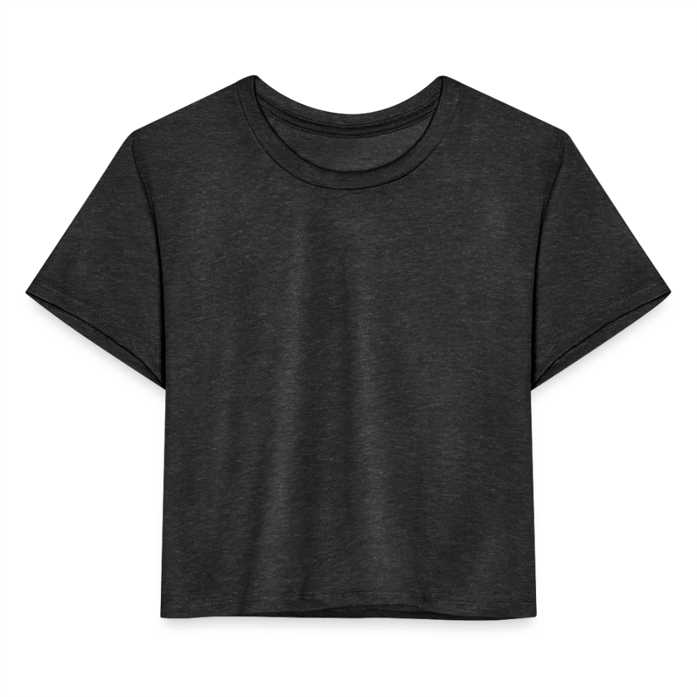 Women's Cropped T-Shirt - deep heather