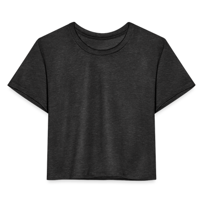 Women's Cropped T-Shirt - deep heather