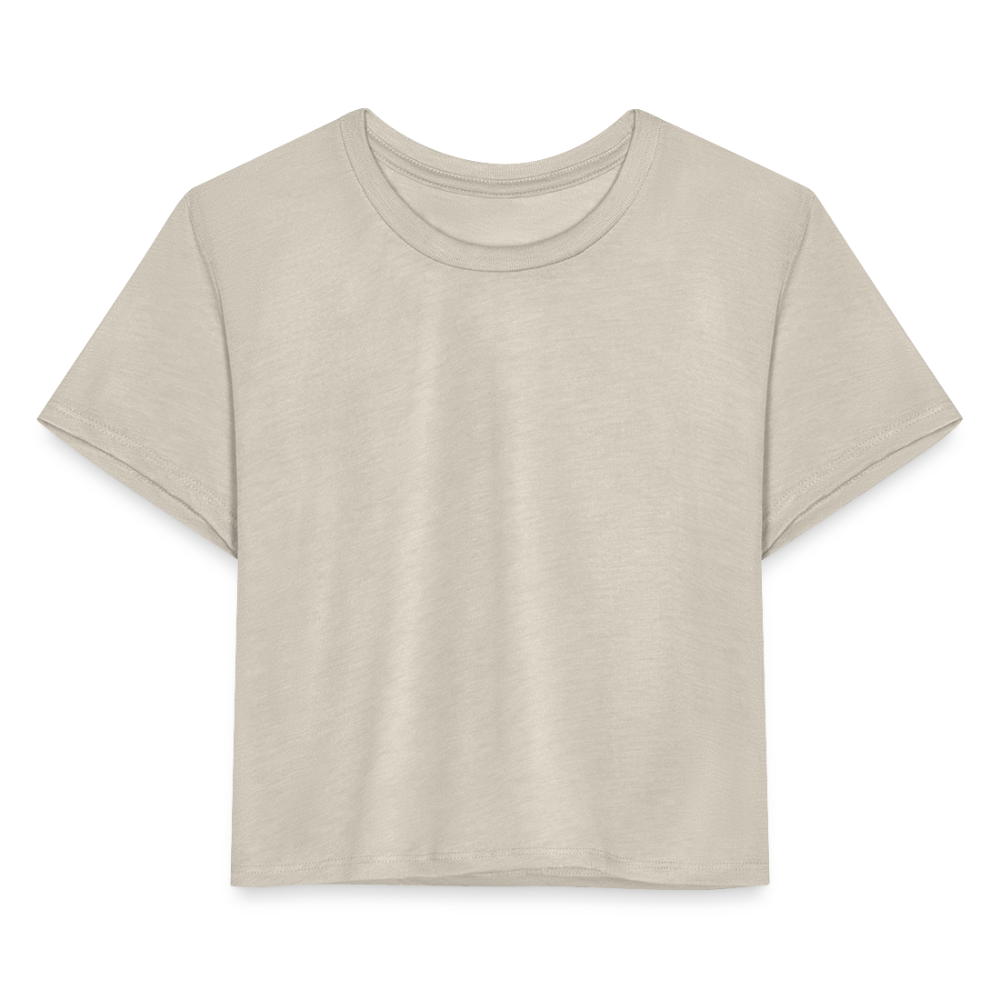 Women's Cropped T-Shirt - dust