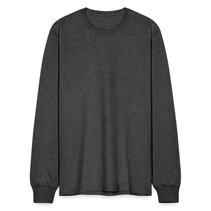 Men's Long Sleeve T-Shirt - heather black