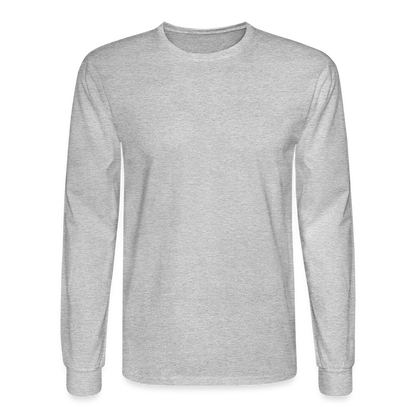 Men's Long Sleeve T-Shirt - heather gray