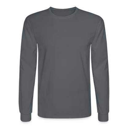 Men's Long Sleeve T-Shirt - charcoal