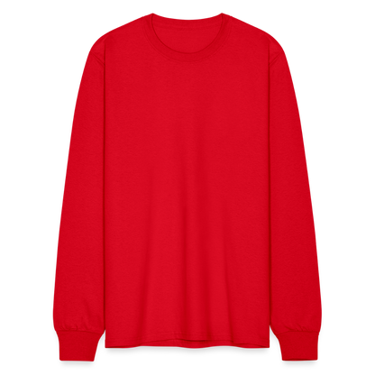 Men's Long Sleeve T-Shirt - red