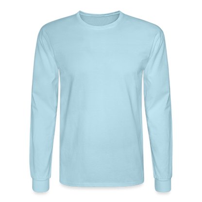 Men's Long Sleeve T-Shirt - powder blue