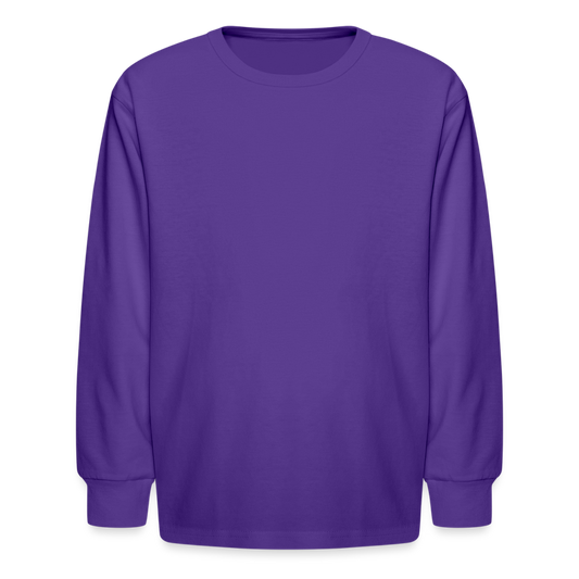 Kids' Long Sleeve T-Shirt - dark purple