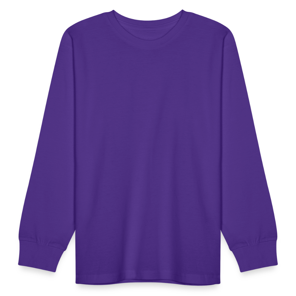Kids' Long Sleeve T-Shirt - dark purple