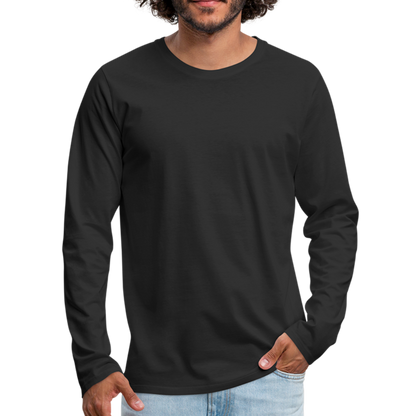 Men's Premium Long Sleeve T-Shirt - black