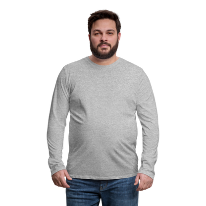 Men's Premium Long Sleeve T-Shirt - heather gray