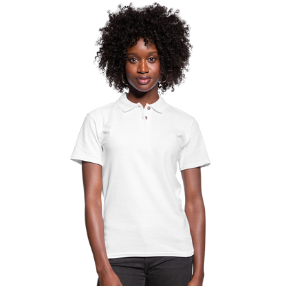 Women's Pique Polo Shirt - white