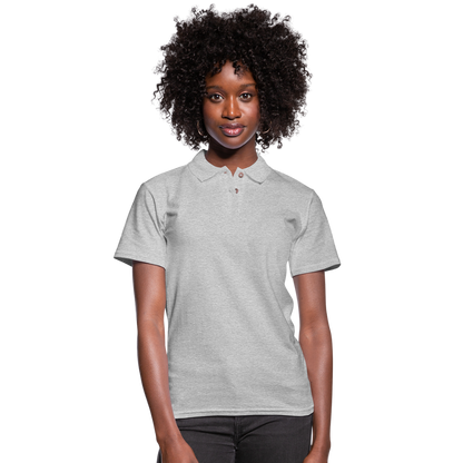 Women's Pique Polo Shirt - heather gray