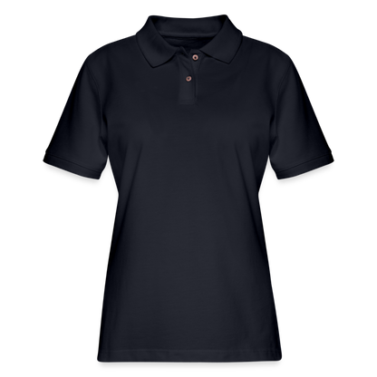 Women's Pique Polo Shirt - midnight navy