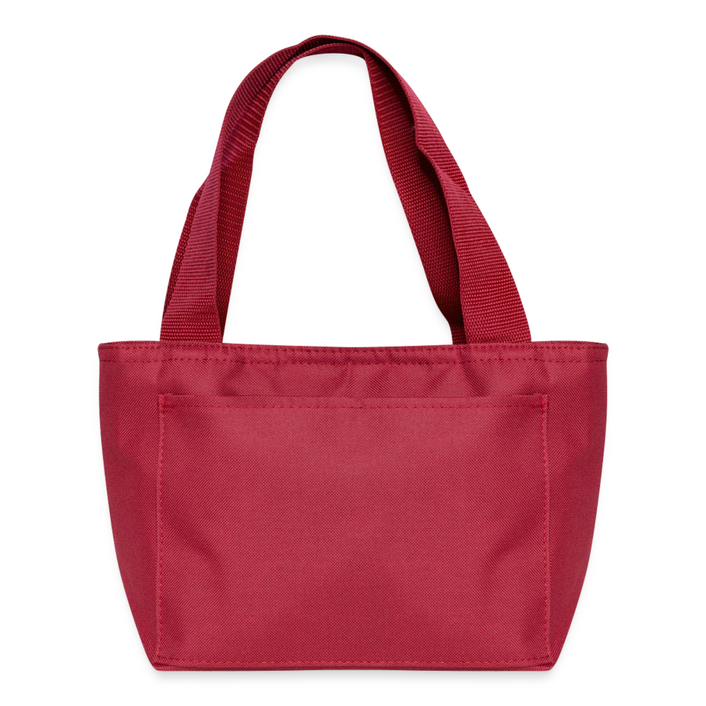 Recycled Insulated Lunch Bag - red