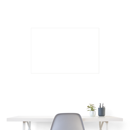 Poster 36x24 - white