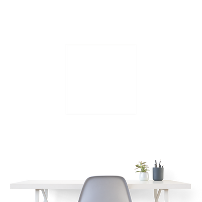 Poster 24x24 - white